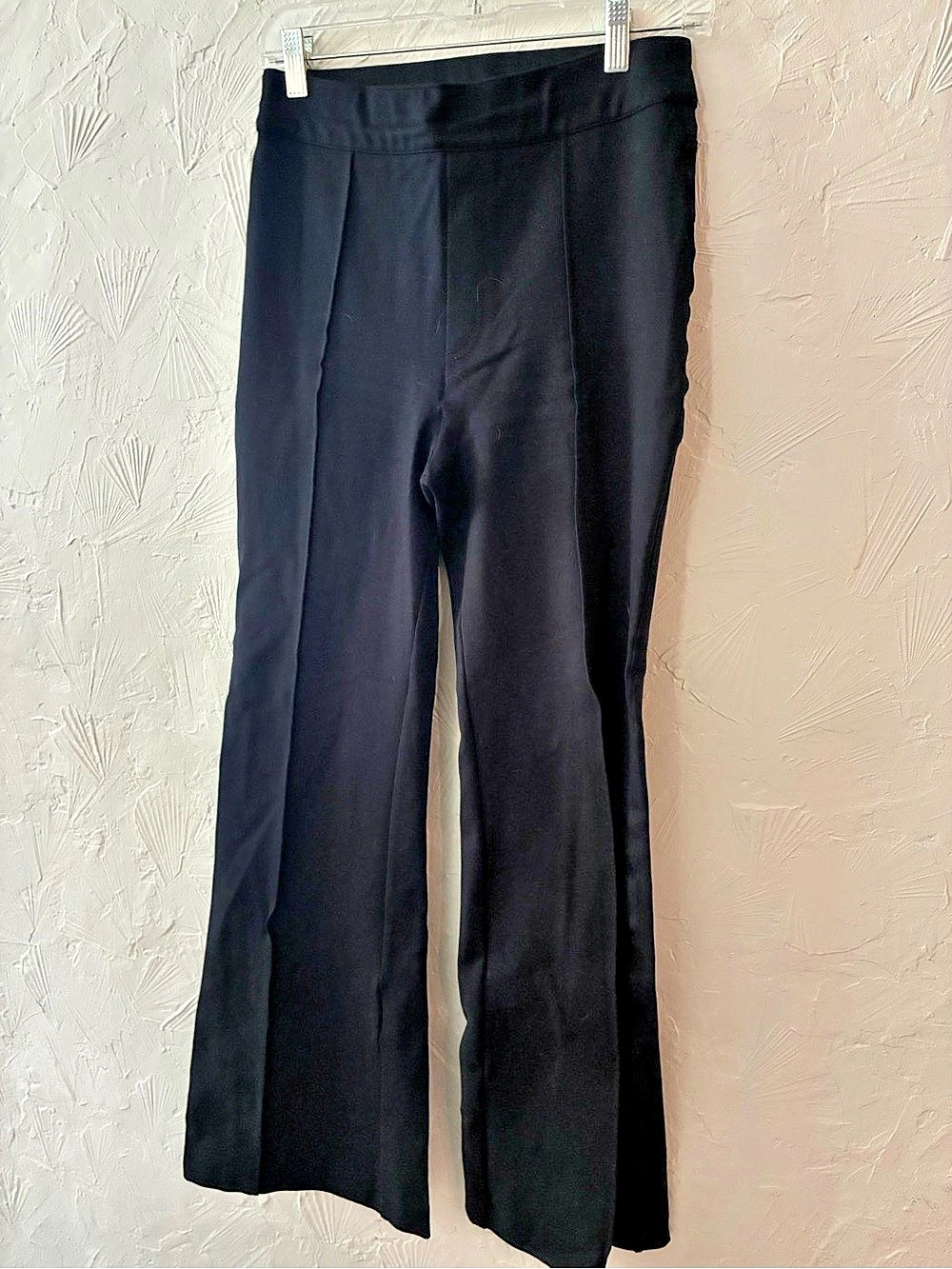 Spanx Pull-on High Waisted Flare Trouser in Signature Ponte Black